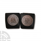 Bridgwater - Borough Commemorative Medals [2] Dated 1974 A.D. Copper. Obvs: arms with BOROUGH OF BRIDGWATER legend. Revs: BOROUGH OF BRIDGWATER 1200-1...