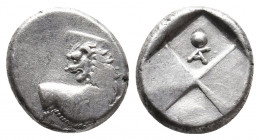 THRACE. Chersonesos. (Circa 386-338 BC). AR Hemidrachm. 2.24 g. 13 mm.