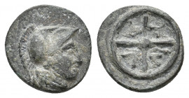 THRACE. Mesambria.(4th century BC). Ae. 1.20 g. 12.30 mm.