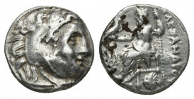 KINGS OF MACEDON. Alexander III 'the Great' (336-323 BC). AR Drachm. 4.24 g. 15.7 mm.