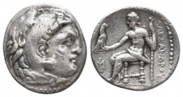 KINGS OF MACEDON. Alexander III 'the Great' (336-323 BC). AR Drachm. 4.06 g. 19.70 mm.