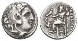 KINGS OF MACEDON. Alexander III ‘the Great’ (336-323 BC). AR Drachm. 4.25 g. 17.60 mm.