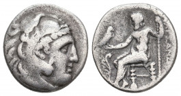 KINGS OF MACEDON. Alexander III ‘the Great’ (336-323 BC). AR Drachm. 4.03 g. 18.30 mm.