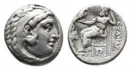 KINGS OF MACEDON. Alexander III 'the Great' (336-323 BC). AR Drachm. 4.14 g. 16.60 mm.