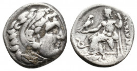 KINGS OF MACEDON. Alexander III 'the Great' (336-323 BC). AR Drachm. 4.16 g. 17.10 mm.