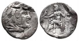 KINGS OF MACEDON. Alexander III 'the Great' (336-323 BC). AR Drachm. 3.49 g. 17.80 mm.