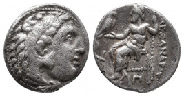 KINGS OF MACEDON. Alexander III 'the Great' (336-323 BC). AR Drachm. 3.96 g. 17.30 mm.