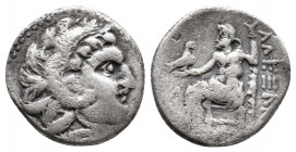 KINGS OF MACEDON. Alexander III 'the Great' (336-323 BC). AR Drachm. 3.67 g. 17.60 mm.