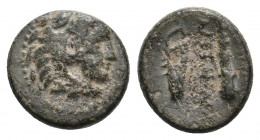 KINGS OF MACEDON. Alexander III ‘the Great’ (336-323 BC). Ae. 1.36 g. 11.60 mm.