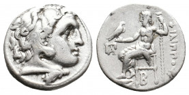 KINGS OF MACEDON. Philip III (Circa 323-317 BC). AR Drachm. 4.16 g. 17.10 mm.