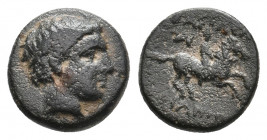 KINGS OF MACEDON. Philip III (323-317 BC). Ae. 1.35 g. 10.40 mm.