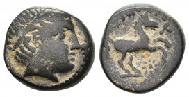 KINGS OF MACEDON. Philip III (323-317 BC). Ae. 4.34 g. 15.80 mm.