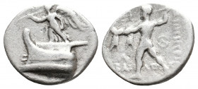 KINGS OF MACEDON. Demetrios I Poliorketes (306-283 BC). AR Drachm. 3.90 g. 18.10 mm.