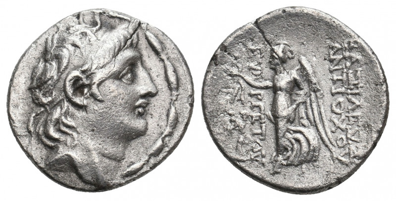 SELEUKID KINGDOM. Antiochos VII Euergetes (138-129 BC). AR Drachm. 3.83 g. 18.80...