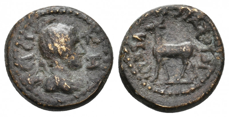 LYDIA, Hierocaesarea. First half of the second century. AE. 3.10 g. 16.50 mm.