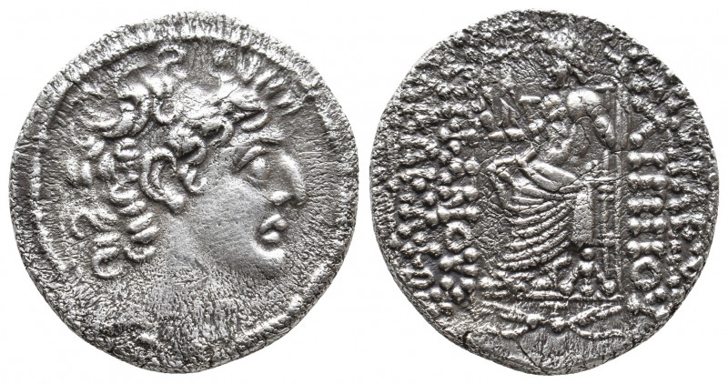 SELEUCIS AND PIERIA.(47/6-14/3 BC). AR Tetradrachm. Posthumous Philip I Philadel...