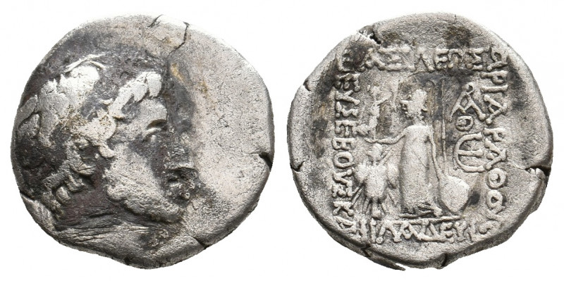 KINGS OF CAPPADOCIA. Ariarathes X Eusebes Philadelphos (42-36 BC). AR Drachm. 3....