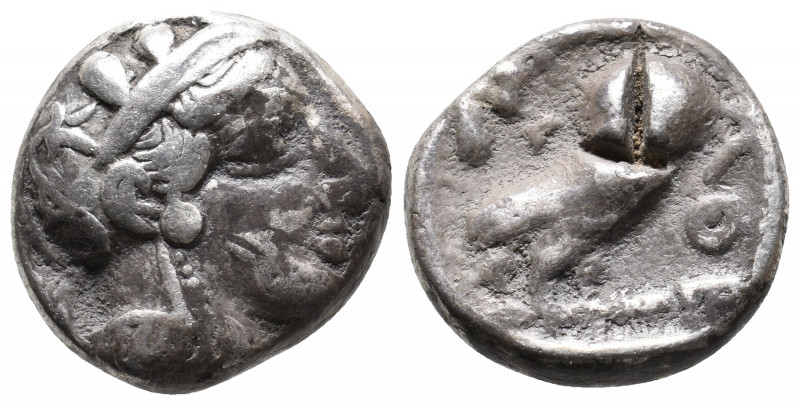 ATTICA. Athens (Circa 454-404 BC). AR Tetradrachm. 16.95 g. 23.15 mm.