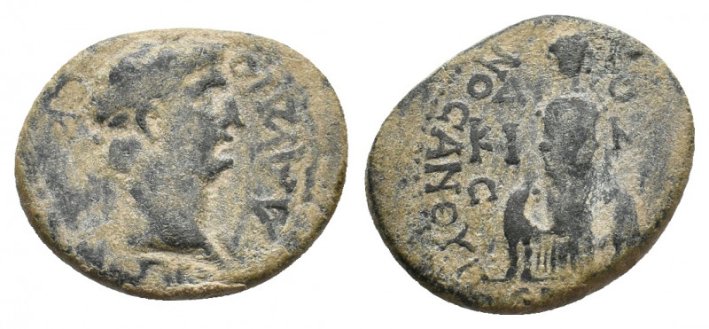 PHRYGIA, Docimeum. Claudius, 41-54 AD. AE. 4.38 g. 21.50 mm.