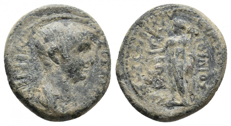 PHRYGIA, Eumenea. Nero, 54-68 AD. AE. 4.43 g. 19.65 mm.