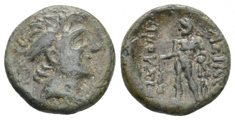 KINGS OF BITHYNIA. Prousias II Kynegos (182-149 BC). Ae. 3.57 g. 17 mm.