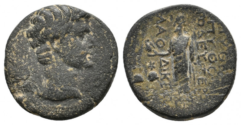 PHRYGIA, Laodicea ad Lycum. Tiberius, 14-37 AD. AE. 3.84 g. 18.90 mm.