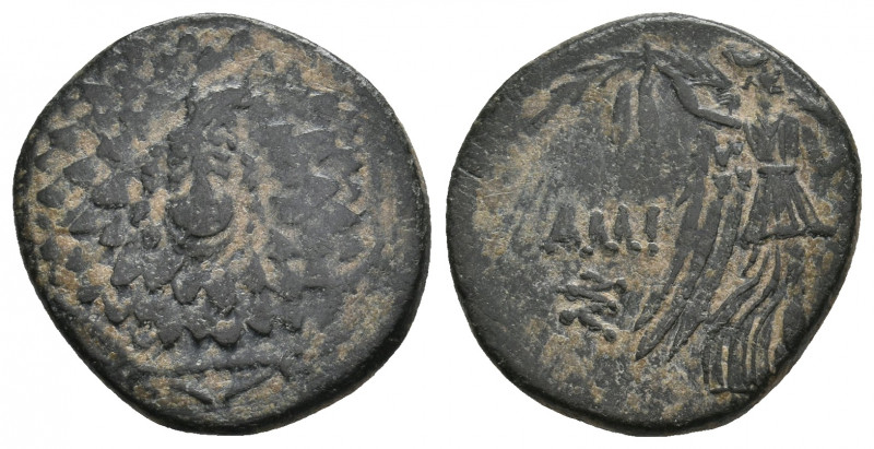 PONTOS. Amisos. Time of Mithradates VI Eupator. (Circa 85-65 BC). Ae. 7.62 g. 21...