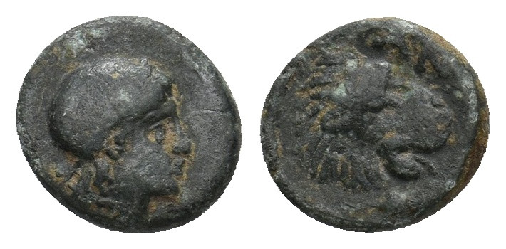 TROAS. Antandros. (4th-3rd centuries BC). Ae. 1.16 g. 10.80 mm