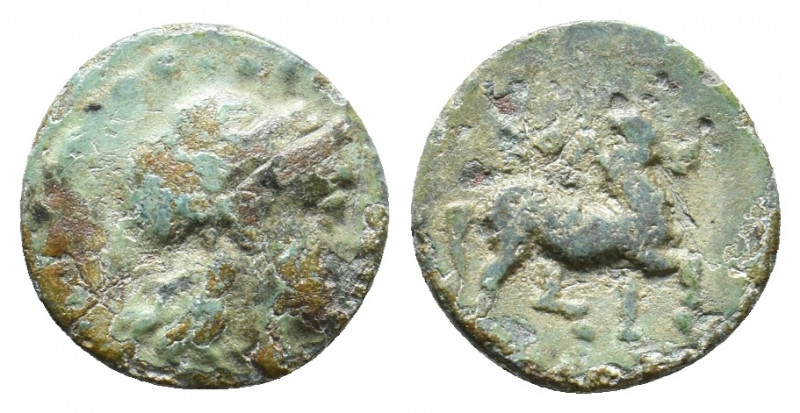 TROAS. Gargara. (Circa late 3rd -early 2nd century BC). AE. 1.18 g. 12 mm.