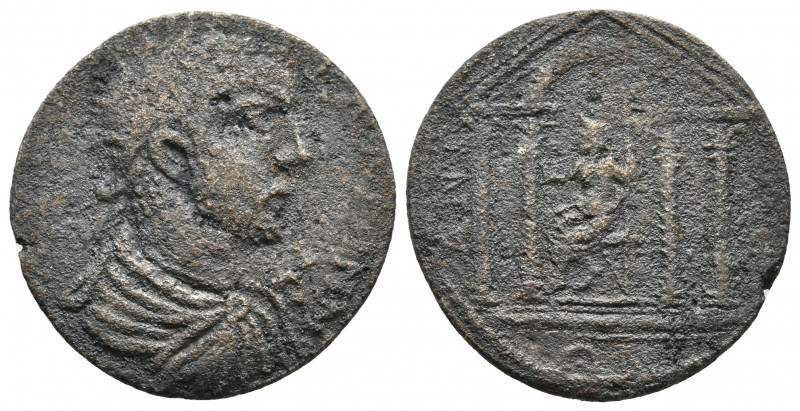 CARIA, Antioch ad Maeandrum. Gallienus, 253-268 AD. AE. 8.60 g. 26.85 mm.