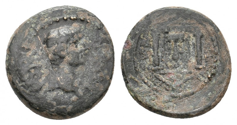 PAMPHYLIA, Perge. Nero, 54-68. AE. 2.03 g. 14.90 mm.