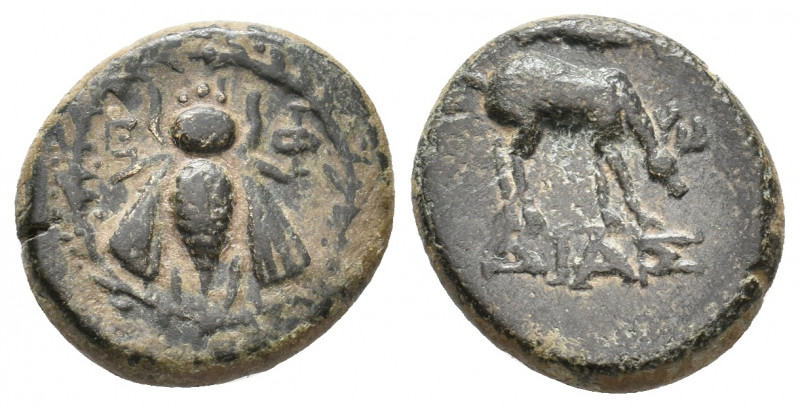 IONIA. Ephesos. (Circa 280-258 BC). Ae. 3.62 g. 16.90 mm.