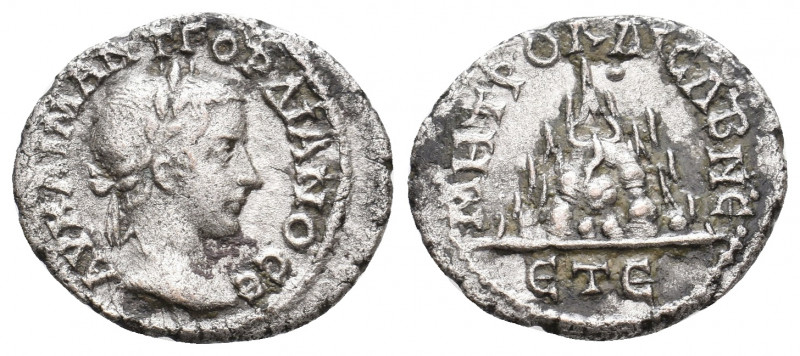 CAPPADOCIA, Caesarea. Gordian III, 238-244 AD. AR, Drachm. 2.80 g. 19.70 mm.