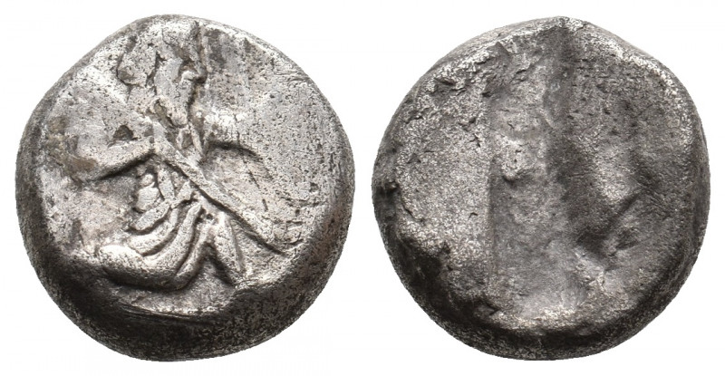 PERSIA. Achaemenid empire. (5th-4th century BC). AR Siglos. 5.52 g. 14.60 mm.