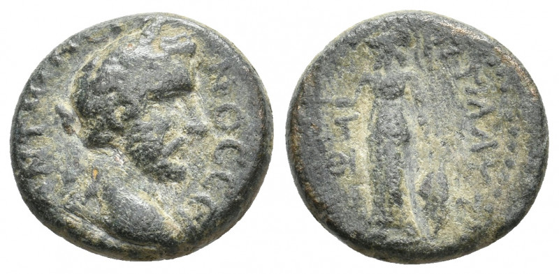 CILICIA, Seleukeia ad Kalykadnon. Antoninus Pius, 138-131 AD. AE. 4.49 g. 17.30 ...