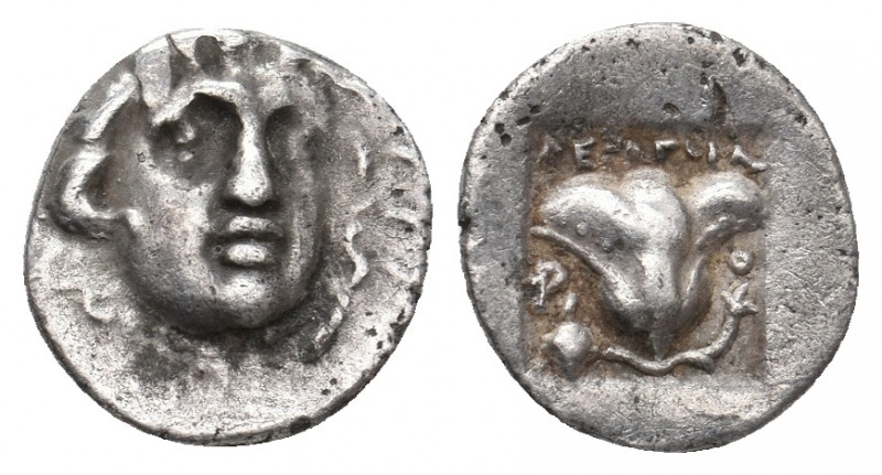 CARIA. Rhodes. (Circa 170-150 BC). AR Hemidrachm. 1.22 g. 11.80 mm.