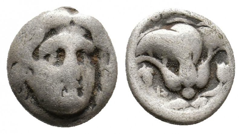 CARIA. Rhodes. (Circa 150-50 BC). AR Hemidrachm. 1.56 g. 11.35 mm.