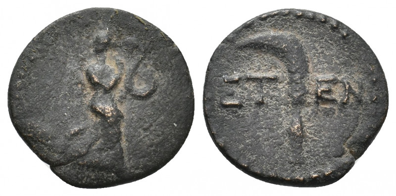 PISIDIA. Etenna. (1st century BC). Ae. 1.91 g. 15.50 mm.