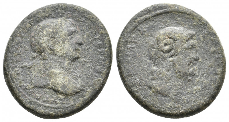 CYRENAICA, Cyrene. Trajan, 98-117 AD. AE. 9.61 g. 25.70 mm.