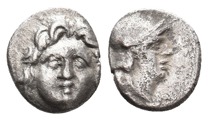 PISIDIA. Selge. (Circa 350-300 BC). AR Obol. 0.91 g. 10 mm.