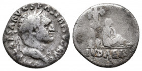 VESPASIAN, 69-79 AD. AR, Denarius. Rome. 3.09 g. 17.40 mm.