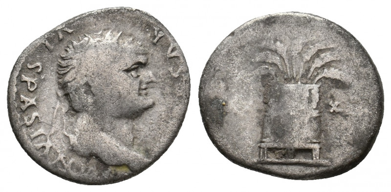VESPASIAN, 69-79 AD. AR, Denarius. Rome. 3.40 g. 17 mm.