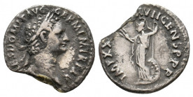 DOMITIAN, 81-96 AD. AR, Denarius. Rome. 2.59 g. 19.70 mm.