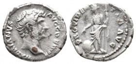 HADRIAN, 117-138 AD. AR, Denarius. Rome. 3 g. 18.80 mm.