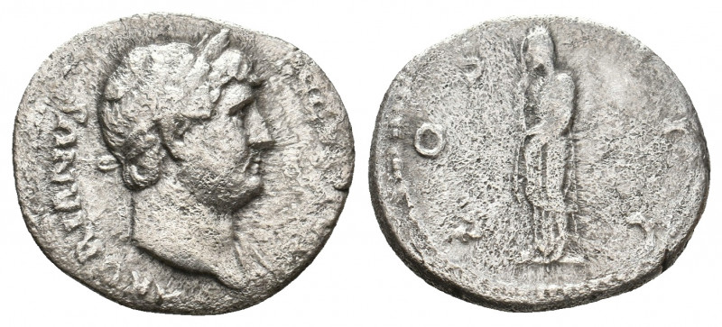 HADRIAN, 117-138 AD. AR, Denarius. Rome. 3.04 g. 19 mm.