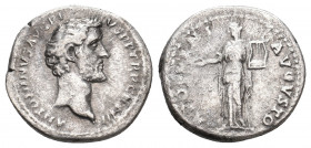 ANTONINUS PIUS, 138-161 AD. AR, Denarius. Rome. 3.22 g. 18.50 mm