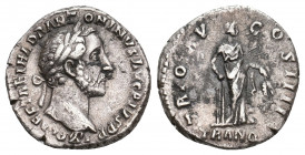ANTONINUS PIUS, 138-161 AD. AR, Denarius. Rome. 3 g. 17.50 mm.
