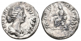 FAUSTINA II Augusta, 147-176 AD. AR, Denarius. Rome. 3.20 g. 17.70 mm.