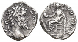 SEPTIMIUS SEVERUS, 193-211 AD. AR, Denarius. Rome. 3.69 g. 16 mm.
