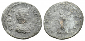 JULIA DOMNA Augusta, 193-217 AD. AR, Denarius. Rome. 2.75 g. 19.60 mm.